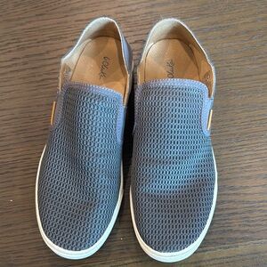 Women’s Olukai Gray Slip-On Shoes